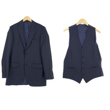 Suitsupply Costume Blazer Gilet Lazio Slim Fit Laine Yg4 Taille EU 48 UK/US 38L