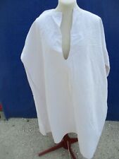 Chemise ancienne N°262 femme homme grand mère lin robe état d'usage  
