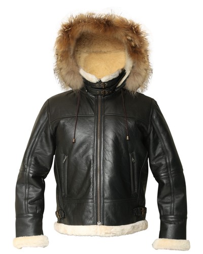 Veste aviateur cuir de - en,
