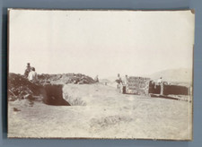 Algeria, A Hadjerat M&#039;Guil, construction and works. Le oven à bricques Vin