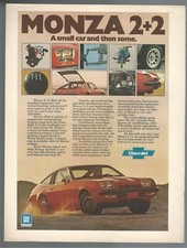 1976 CHEVROLET MONZA advertisement, Chevy Monza 2+2, print ad