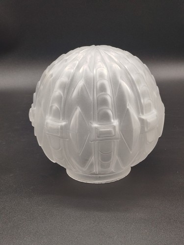Globe lampe art déco verre - de,
