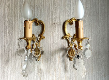 Paire d'appliques en bronze