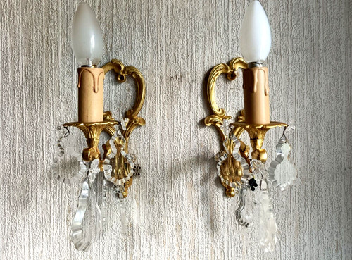 Paire appliques bronze - en,