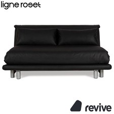 Ligne Roset Multy Tissu Canapé Trois Places Noir Anthracite Fonction Manuelle