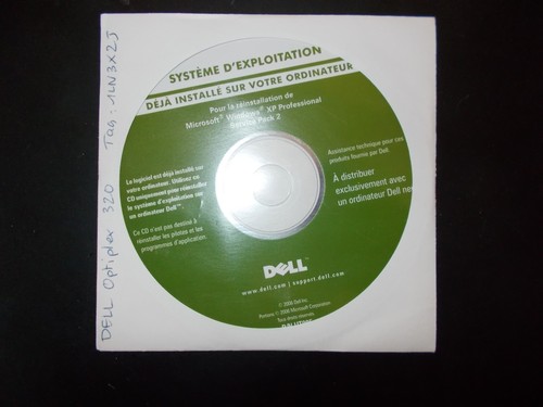 Dell réinstallation - cd,