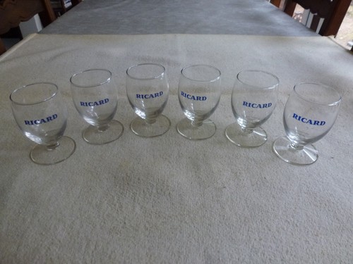 Petits verres ricard - 6,