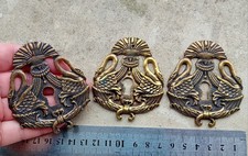 1 OLD Swan Empire Style FURNITURE KEY LOCK ENTRANCE, Bronze No. 90A