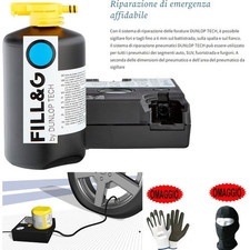 Pour Giottiline Gonfle Répare Roues Pneus Dunlop 620ML Liquide Scellant