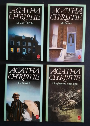 Lot agatha christie livres - 4,