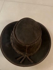 Barmah Hat Cowboy Foldaway Bronco Made In Australie Cuir