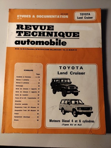 Revue technique toyota - revue, land