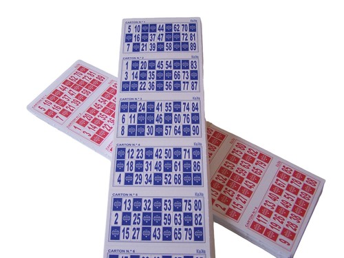 Lot 600 cartons bingo - de,