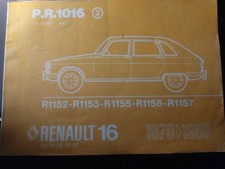 Manuel d’Atelier Renault 16