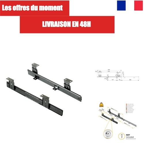 Emuca coulisses roulement - emuca, à