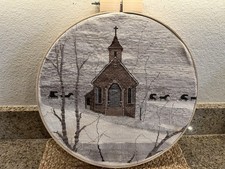 Counted Cross Stitch In Hoop
