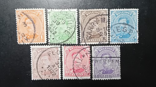 Timbres poste roi albert - 7, timbres-poste