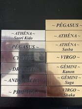 Myth Cloth Ex Accessoires Stand Lot De Plaquettes Nominatives Saint Seiya