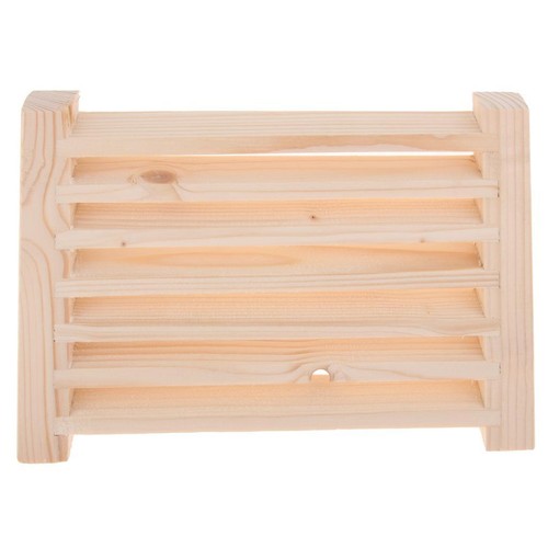 Grille aération sauna en - de,