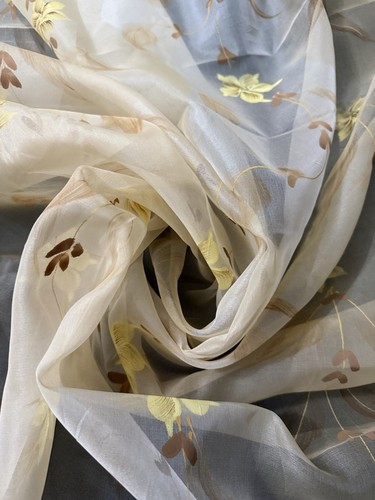 Tissu organza 100 soie - organza, %