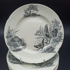 6 ANCIENNES ASSIETTES PLATES