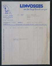 Invoice 1959 GERARDMER LINVOSGES illustrated header 47
