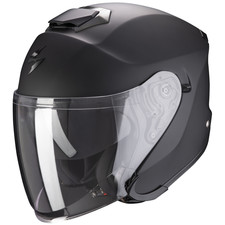 Casque jet Scorpion Exo-S1 solide noir mat casque scooter casque moto