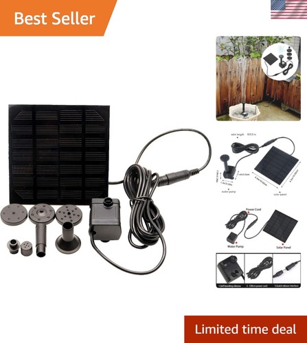Solar fountain panel water - solar,