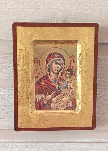 Icône religieuse sur bois