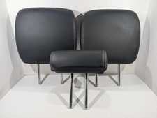 1NQ90XDVAA 2009-2012 Dodge RAM 1500 Rear Headrest Set 3pcs Black Leather OEM
