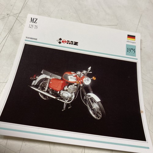 125 1975 carte moto - mz, ts