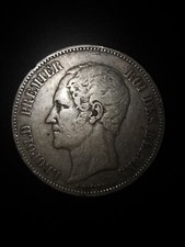5 Francs BELGE Léopold