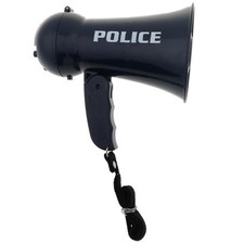 Sirène de police mégaphone pour enfants, microphone portatif, accessoires de