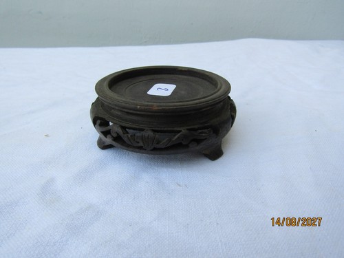Ancien socle en bois - ancien,