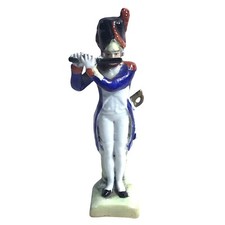 Napoleonic Grenadier Musician Figurine Porcelain Saxony Disc Alsbach Napoleon