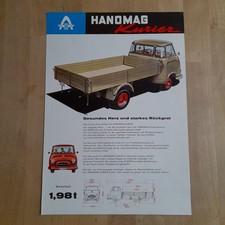 Genuine Truck brochure Hanomag courier transporter tractor hauler 