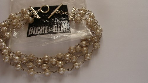 Vintage rangs collier biche - 4,
