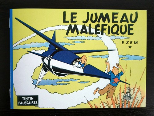 Pastiche tintin le jumeau - pastiche,