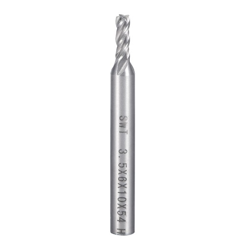 6mm tige 10mm nez plat - 6mm, 3.5