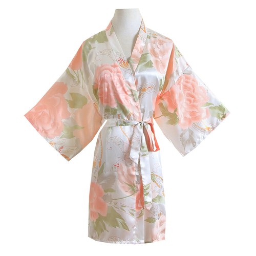 Peignoir satin polyester - peignoir,
