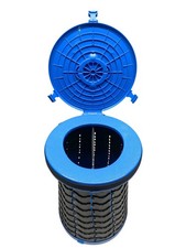 Toilette portable Panmout XXL pliable hauteur réglable 19,7" PRODUIT DE BASE