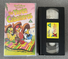 Walt Disney Classics - The Three Caballeros (VHS) Video Cassette Tape RARE!
