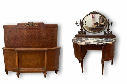 Lit commode style louis - lit,
