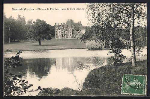 Cpa monnaie château du - monnaie,,