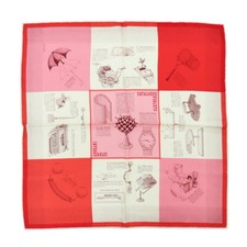 Hermes Vintage Rare scarf Carre 45 Les Objets Introuvables  Silk  from japan