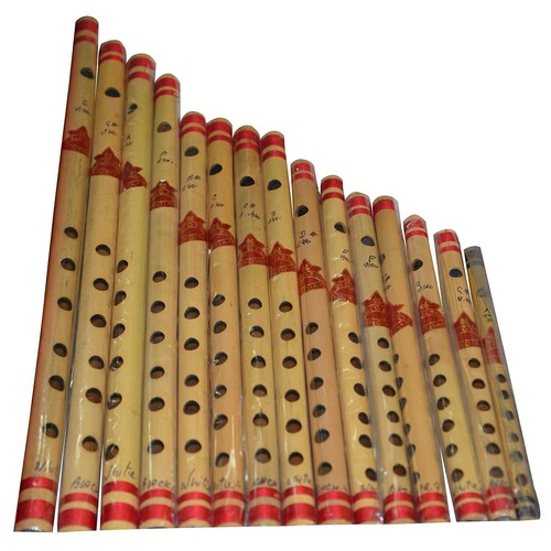 Flûte bois bambou - bois, faite