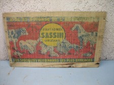 Ancienne plaque en bois