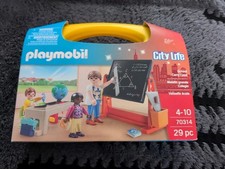 Playmobil City Life 70314: Valisette  École/ Neuf Et Scellé