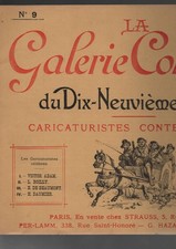 1896 Galerie Comique du 19 Siècle, No 9, Boilly Adan Beaumont Daumier, RARE!
