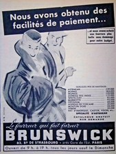 PUBLICITÉ DE PRESSE 1952